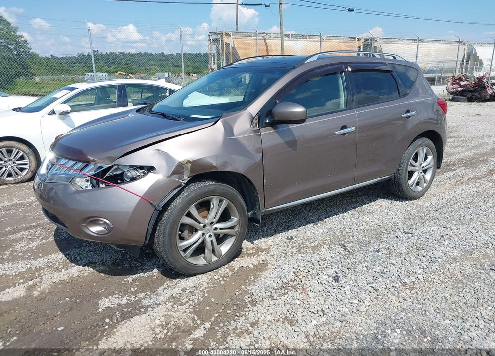 2009 NISSAN MURANO VIN: JN8AZ18WX9W134067