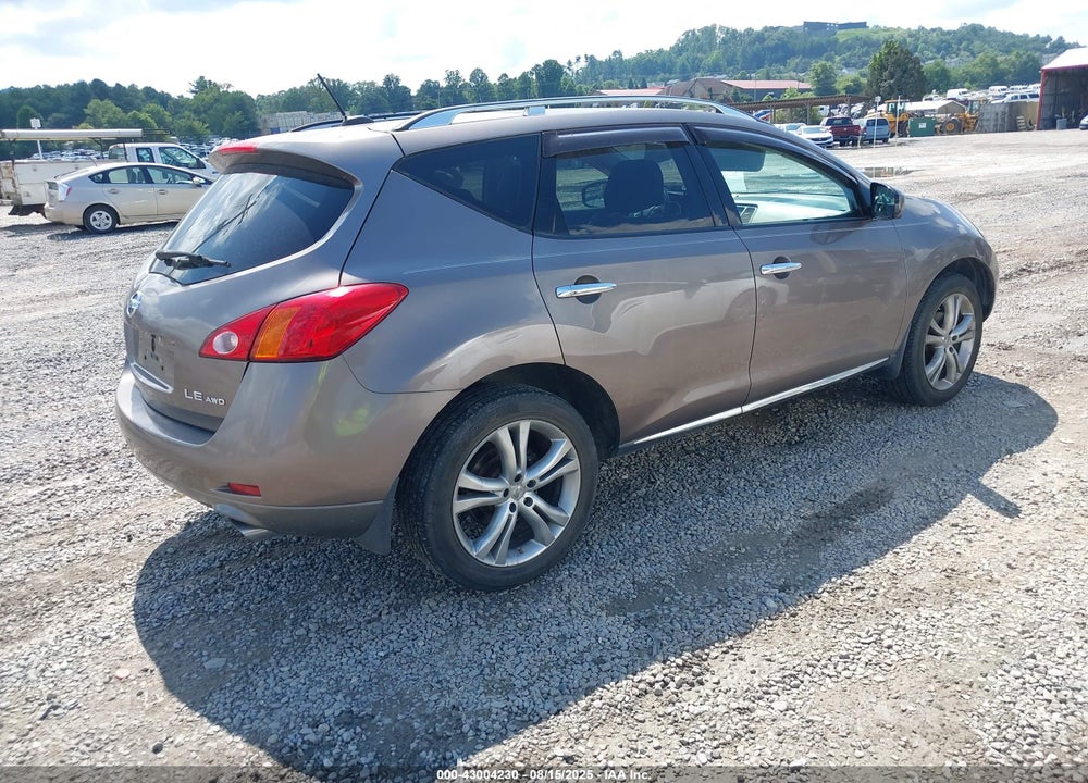 2009 NISSAN MURANO VIN: JN8AZ18WX9W134067