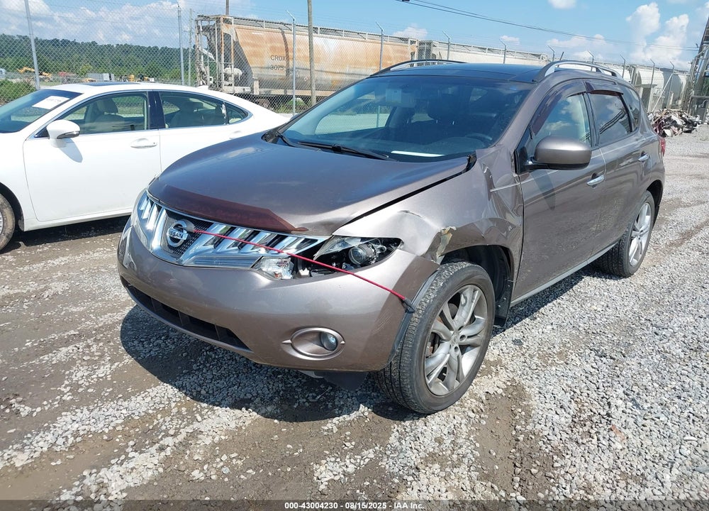 2009 NISSAN MURANO VIN: JN8AZ18WX9W134067