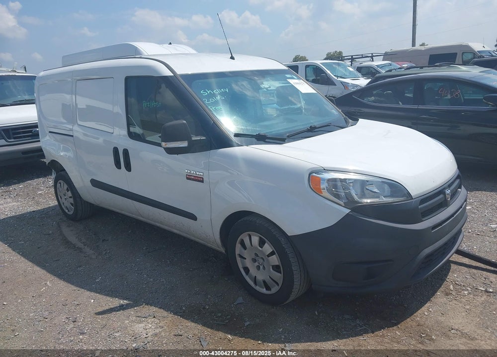 2016 RAM PROMASTER CITY TRADESMAN VIN: ZFBERFAT8G6B10881