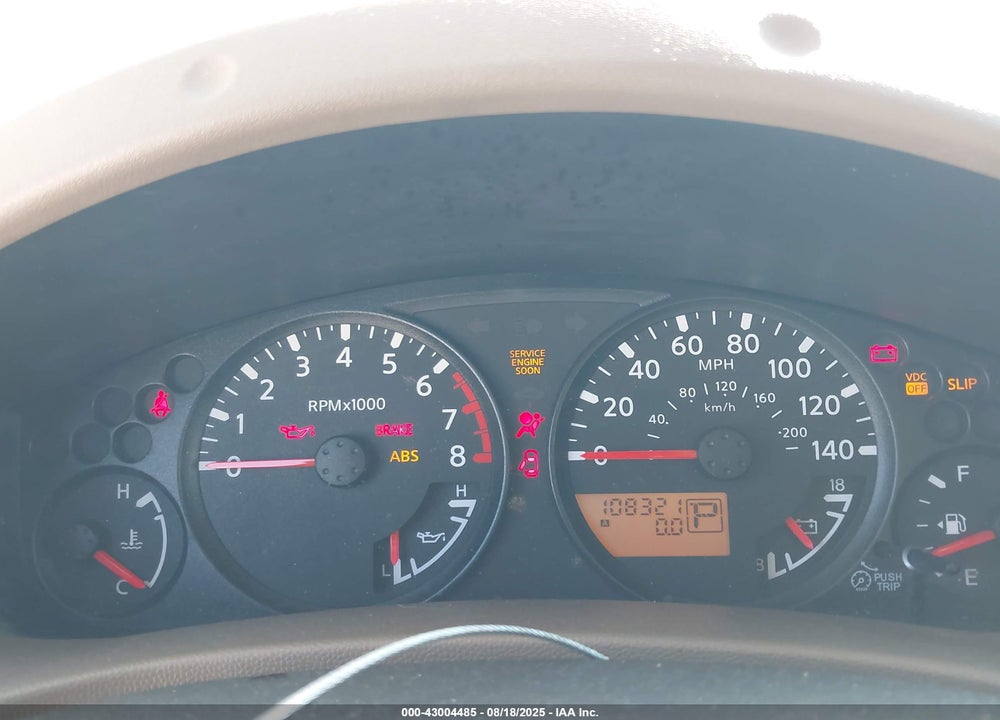2007 NISSAN XTERRA S VIN: 5N1AN08U07C541535