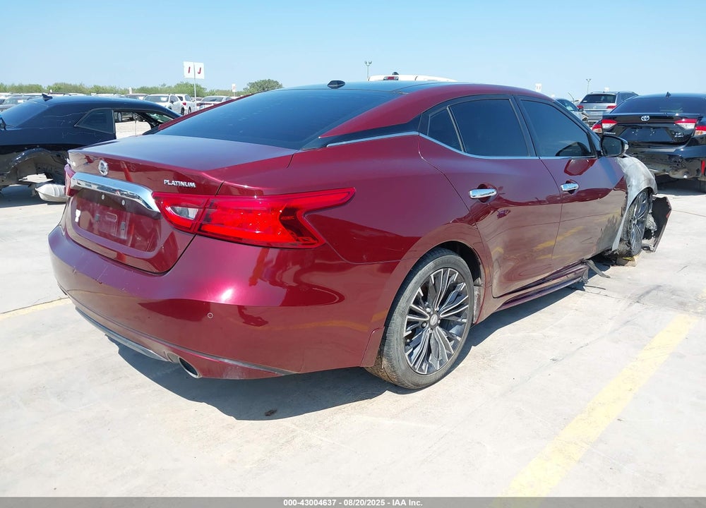 2016 NISSAN MAXIMA 3.5 PLATINUM VIN: 1N4AA6AP7GC384082
