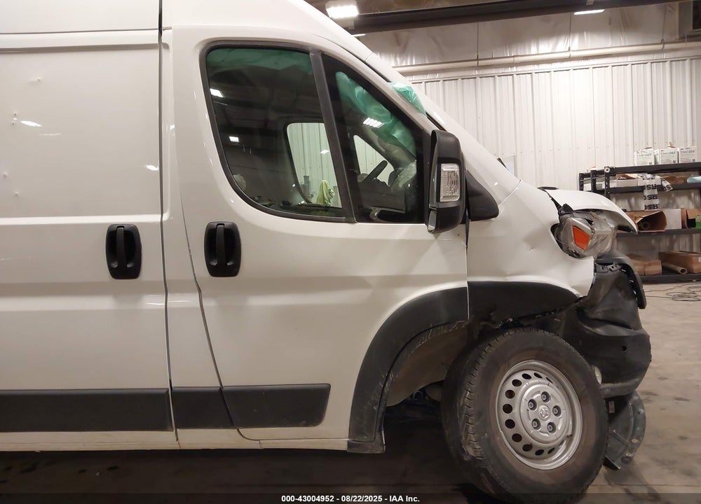 2024 RAM PROMASTER 2500 TRADESMAN HIGH ROOF 159 WB W/PASS SEAT VIN: 3C6LRVDG7RE106187