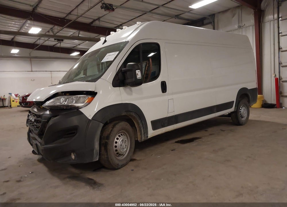 2024 RAM PROMASTER 2500 TRADESMAN HIGH ROOF 159 WB W/PASS SEAT VIN: 3C6LRVDG7RE106187