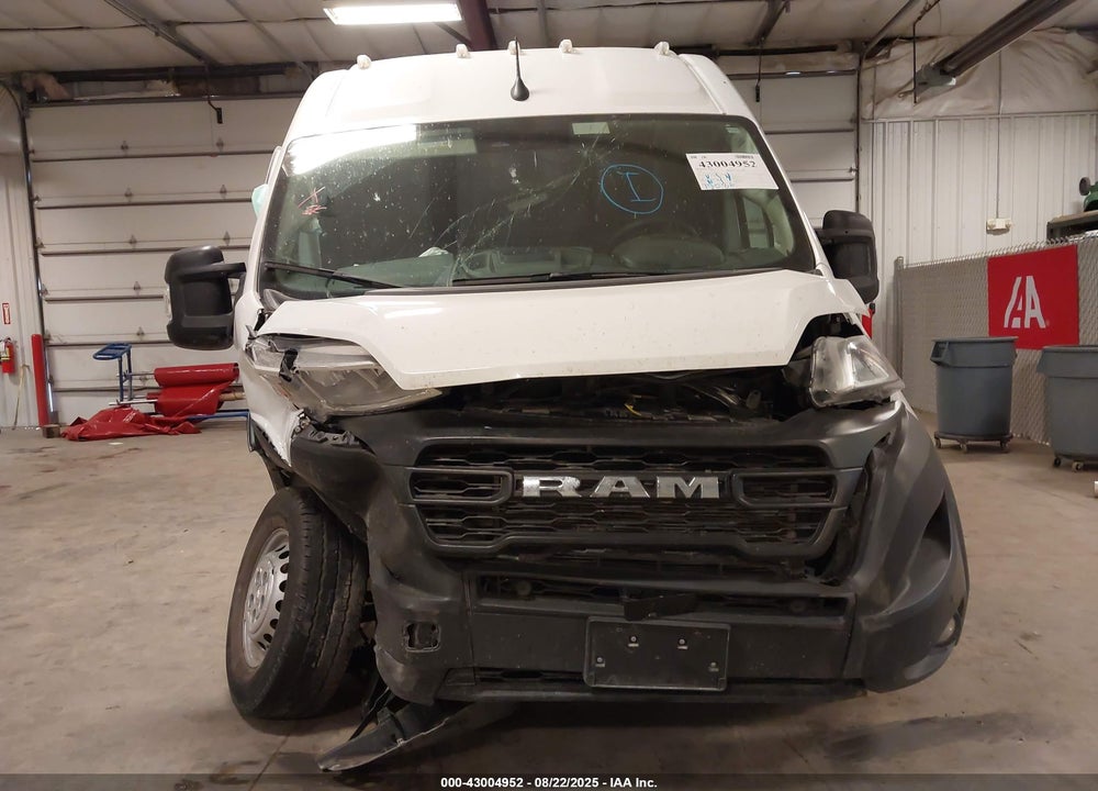 2024 RAM PROMASTER 2500 TRADESMAN HIGH ROOF 159 WB W/PASS SEAT VIN: 3C6LRVDG7RE106187