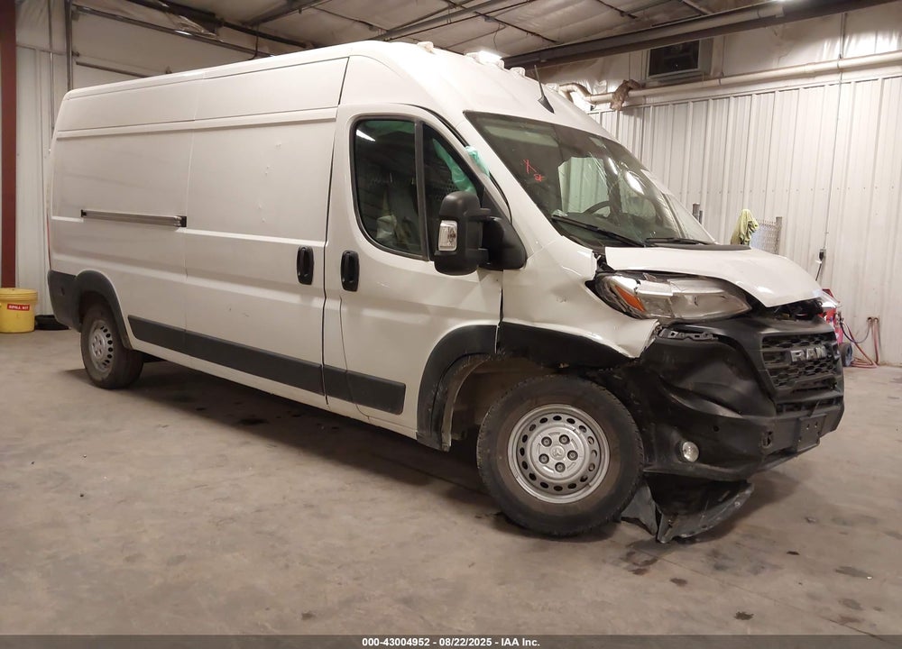 2024 RAM PROMASTER 2500 TRADESMAN HIGH ROOF 159 WB W/PASS SEAT VIN: 3C6LRVDG7RE106187