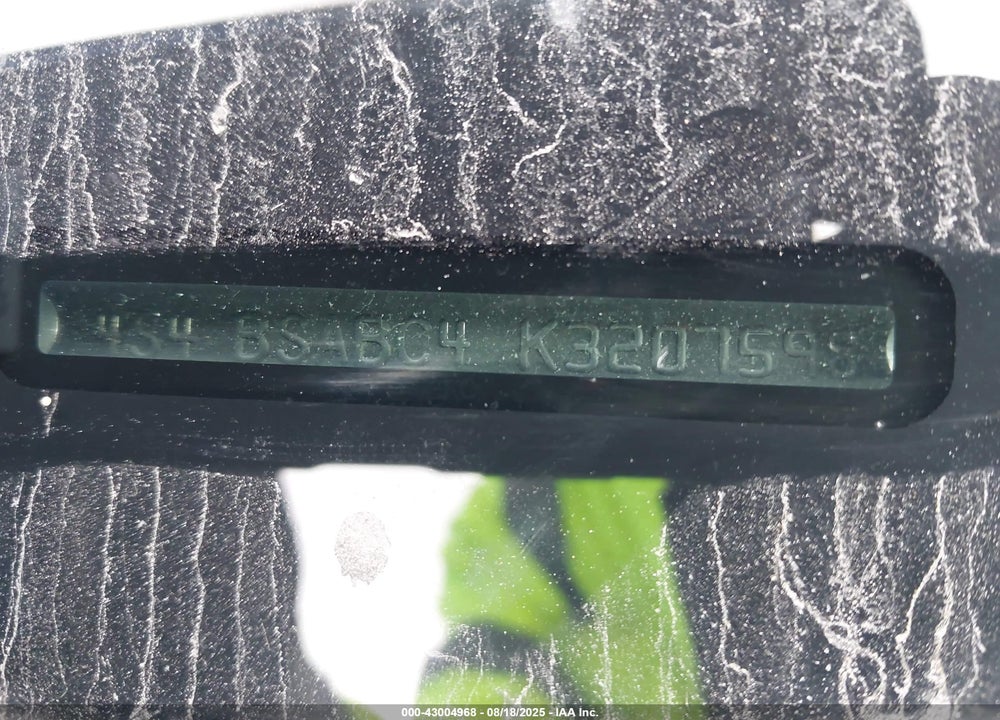 2019 SUBARU OUTBACK VIN: 4S4BSABC4K3207598