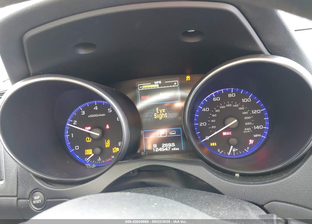 2019 SUBARU OUTBACK VIN: 4S4BSABC4K3207598