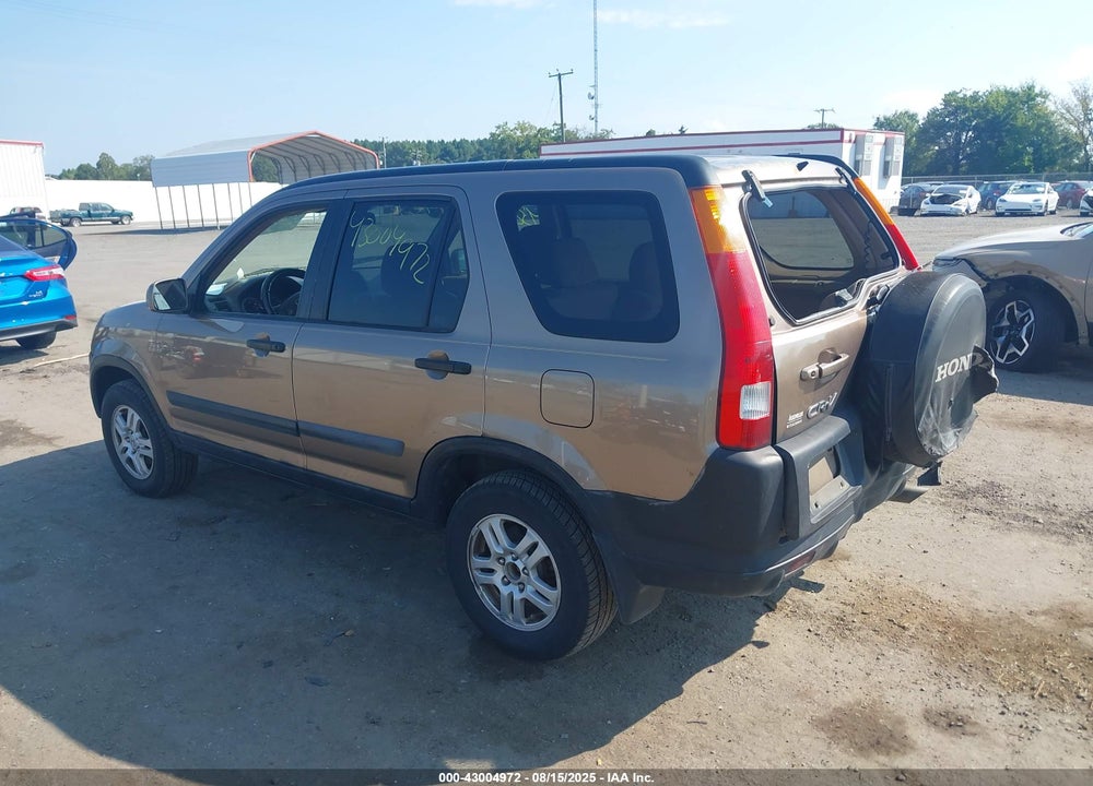2004 HONDA CR-V EX VIN: SHSRD78894U222194