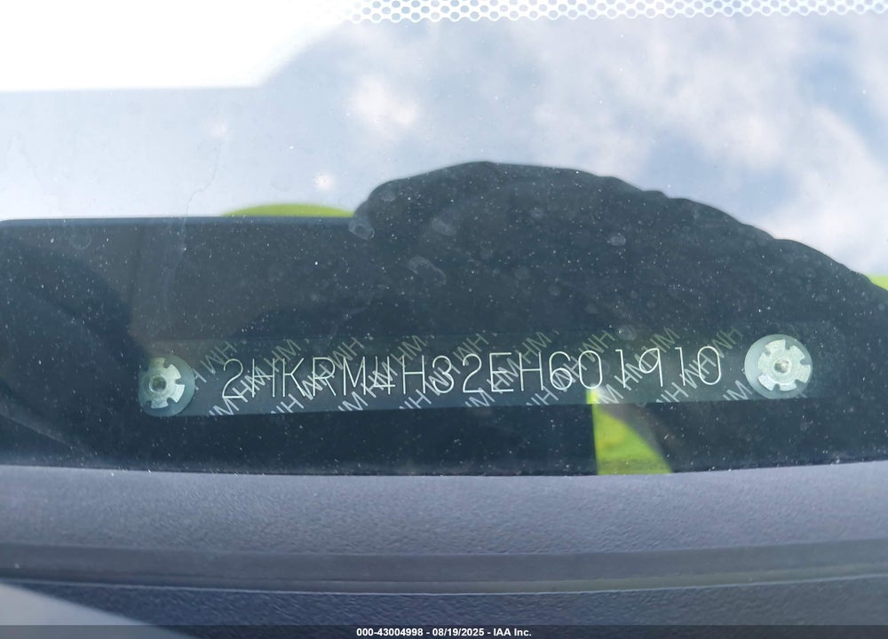 2014 HONDA CR-V VIN: 2HKRM4H32EH601910