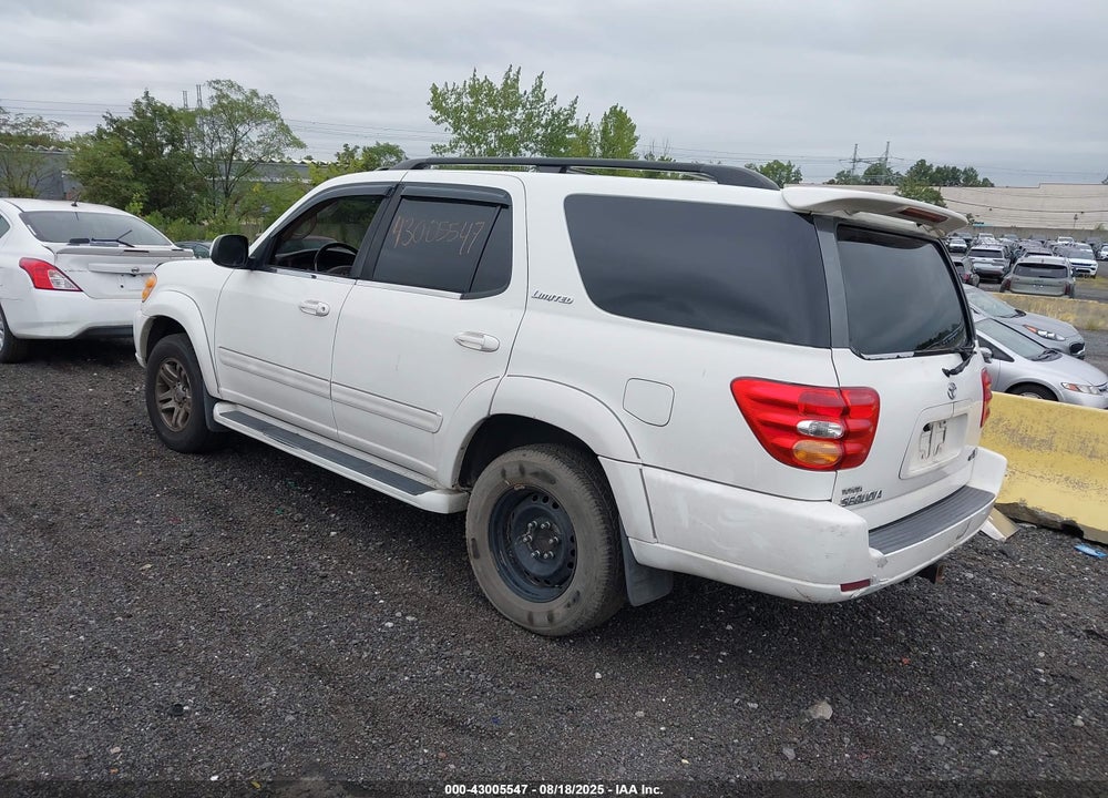 2003 TOYOTA SEQUOIA LIMITED V8 VIN: 5TDZT38A93S150736