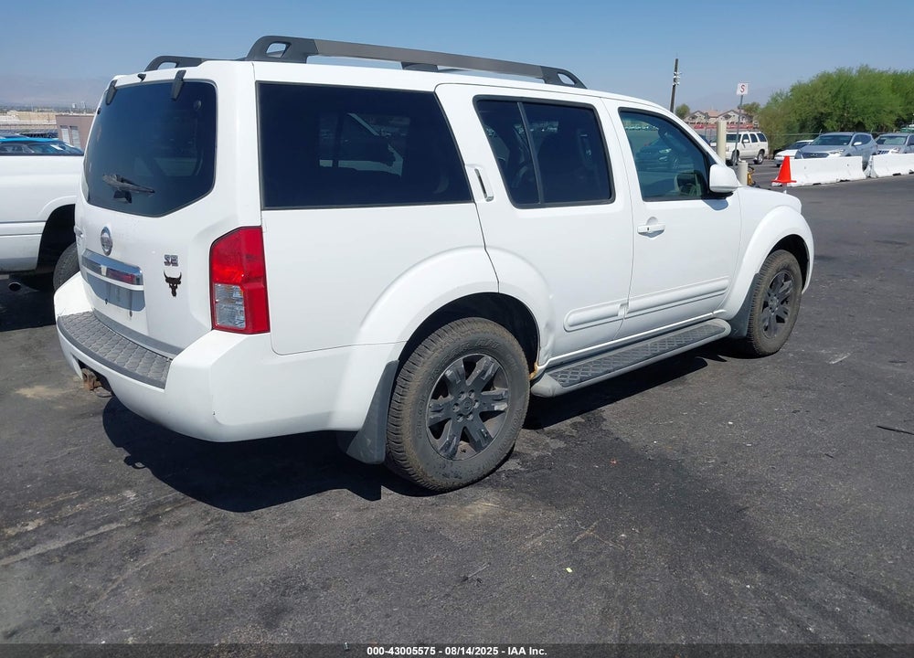 2009 NISSAN PATHFINDER SE VIN: 5N1AR18B59C605127