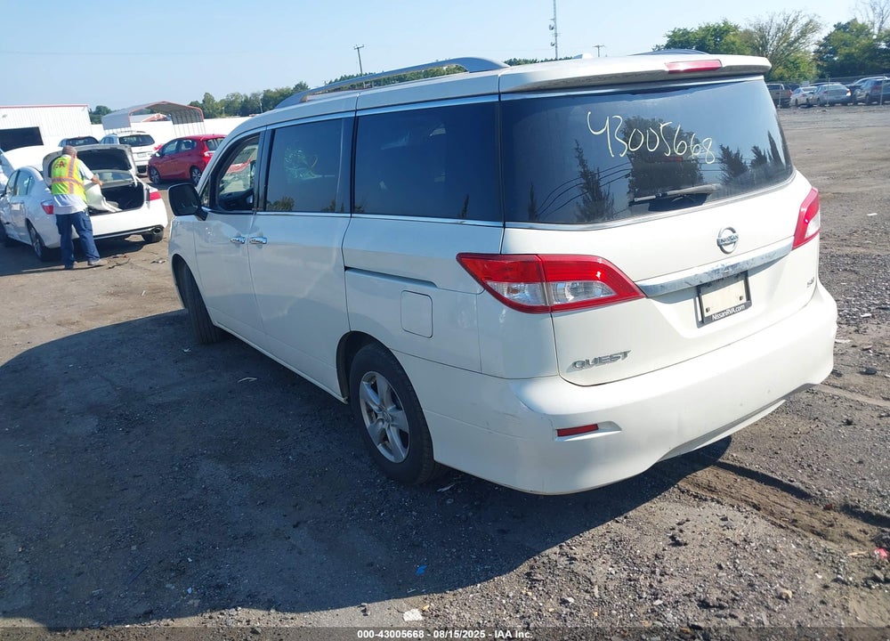 2017 NISSAN QUEST SV VIN: JN8AE2KP2H9167225