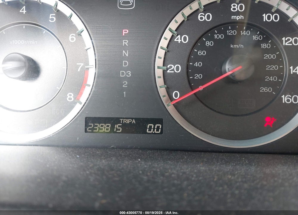 2009 HONDA ACCORD 2.4 EX-L VIN: 1HGCP26839A197059