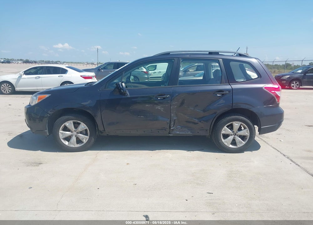 2015 SUBARU FORESTER VIN: JF2SJABCXFH462497