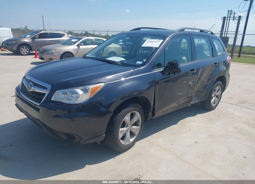 2015 SUBARU FORESTER VIN: JF2SJABCXFH462497