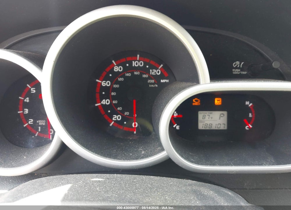 2009 PONTIAC VIBE VIN: 5Y2SP67889Z423887