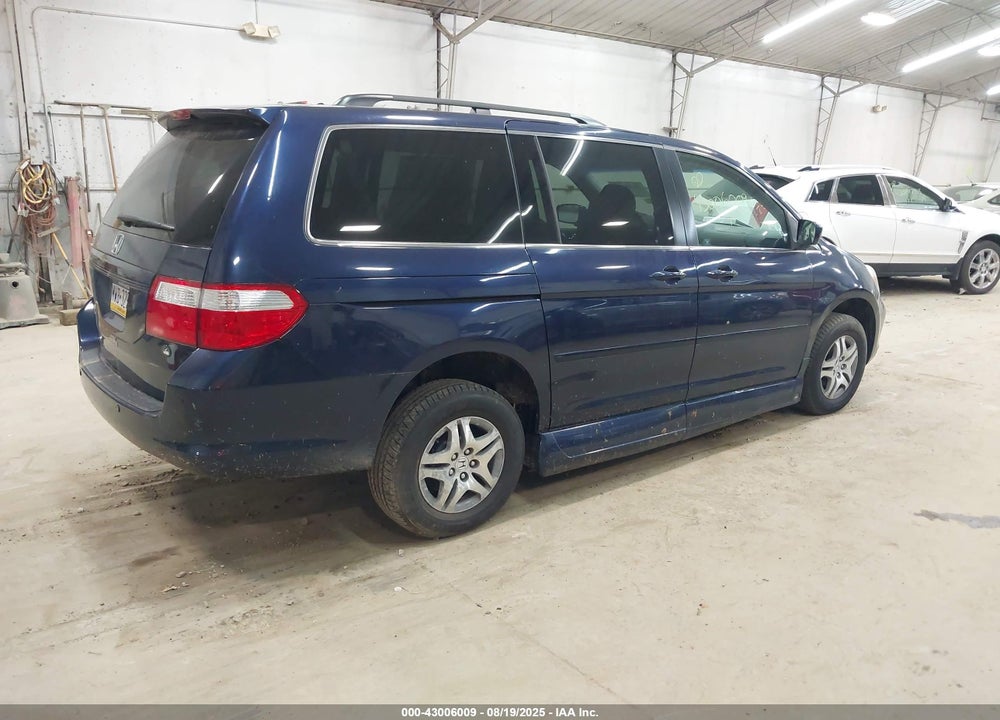 2007 HONDA ODYSSEY EX VIN: 5FNRL38477B026033