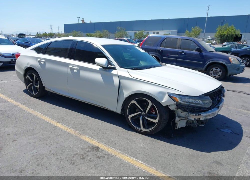 2018 HONDA ACCORD SPORT VIN: 1HGCV1F36JA255559