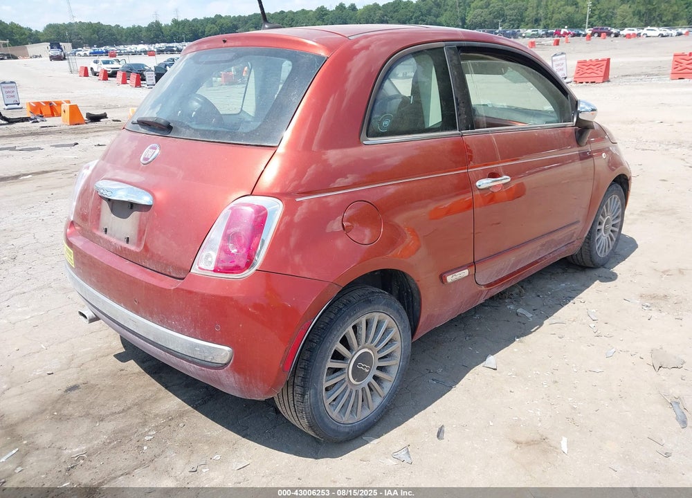 2013 FIAT 500 VIN: 3C3CFFCR4DT742763