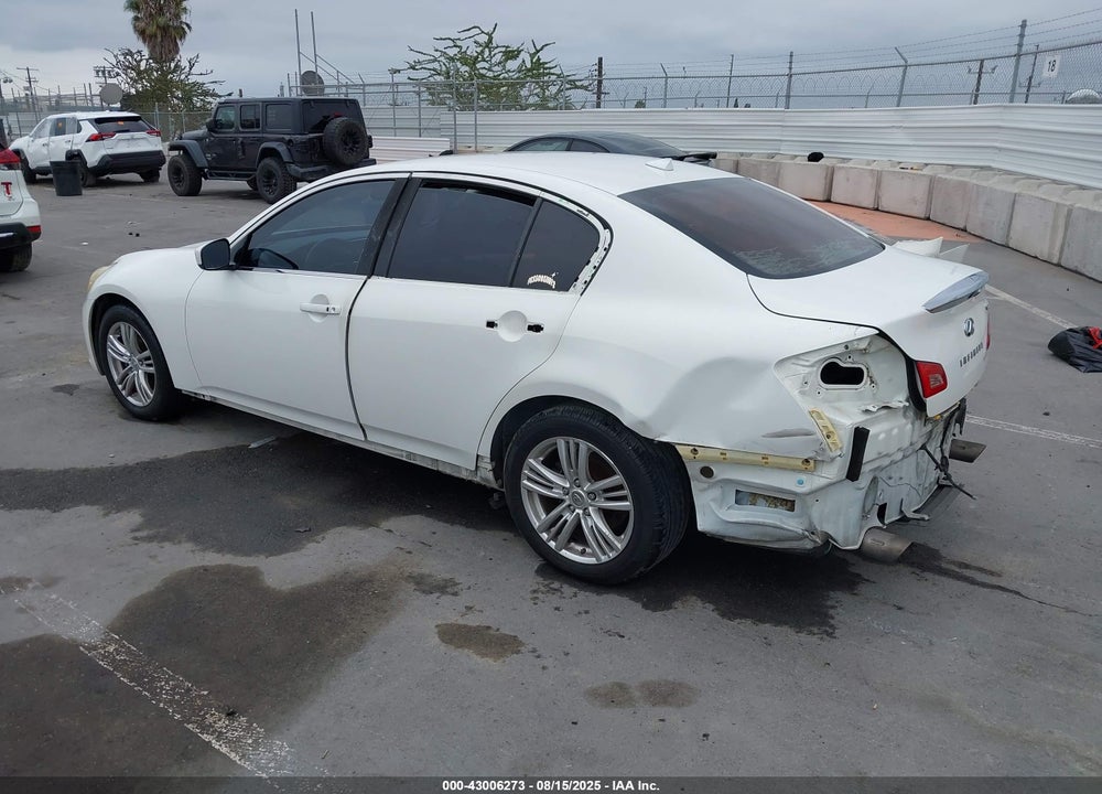 2011 INFINITI G37 JOURNEY VIN: JN1CV6AP9BM504445