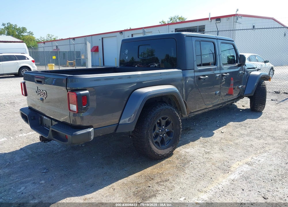 2022 JEEP GLADIATOR WILLYS SPORT 4X4 VIN: 1C6HJTAG7NL135681