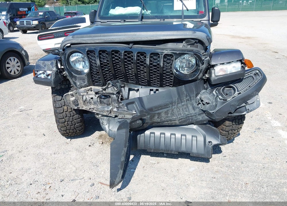2022 JEEP GLADIATOR WILLYS SPORT 4X4 VIN: 1C6HJTAG7NL135681