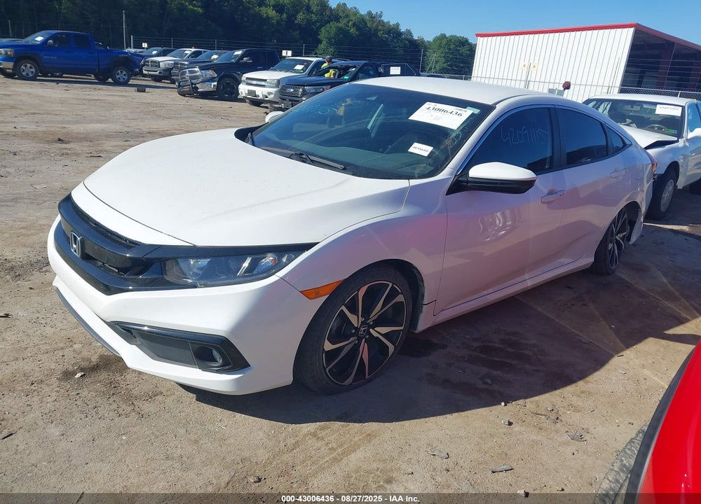 2019 HONDA CIVIC VIN: 19XFC2F8XKE026657