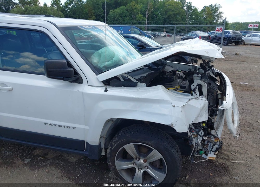2016 JEEP PATRIOT HIGH ALTITUDE EDITION VIN: 1C4NJRFB7GD511661