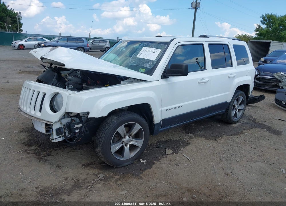 2016 JEEP PATRIOT HIGH ALTITUDE EDITION VIN: 1C4NJRFB7GD511661