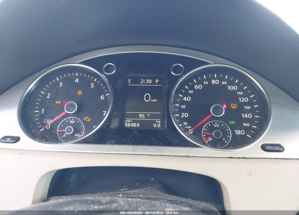 2010 VOLKSWAGEN CC VIN: WVWHP7AN5AE541065