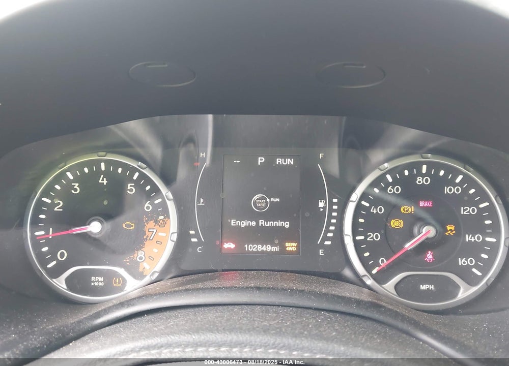 2016 JEEP RENEGADE VIN: ZACCJBBT3GPD96569