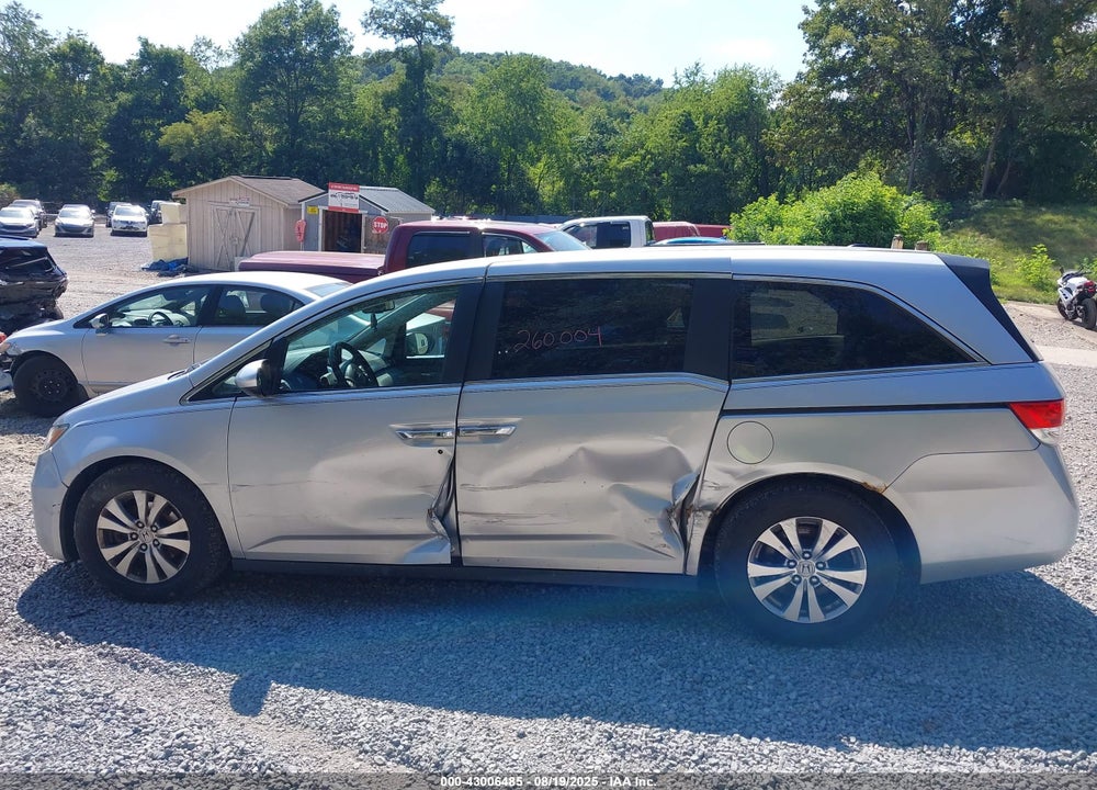 2014 HONDA ODYSSEY EX-L VIN: 5FNRL5H61EB005639