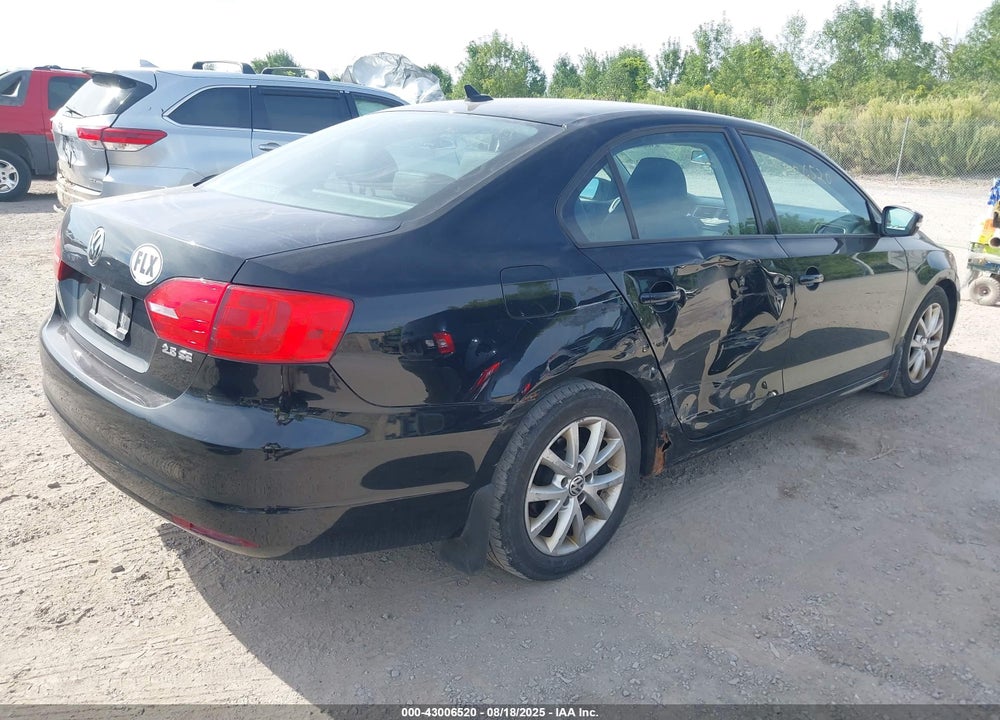 2012 VOLKSWAGEN JETTA VIN: 3VWDP7AJ6CM451543
