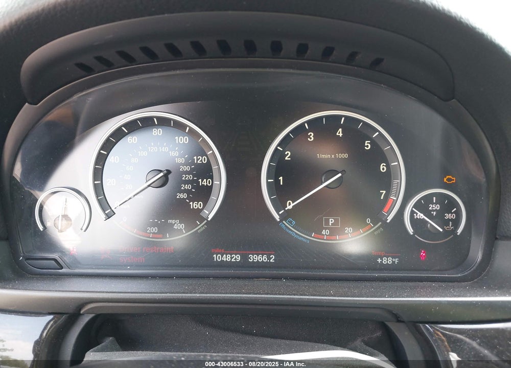 2016 BMW 5 SERIES VIN: WBA5B1C58GG134153