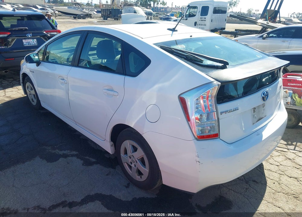 2011 TOYOTA PRIUS VIN: JTDKN3DUXB0251863