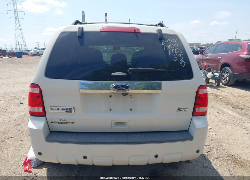 2011 FORD ESCAPE VIN: 1FMCU9EG6BKB64447