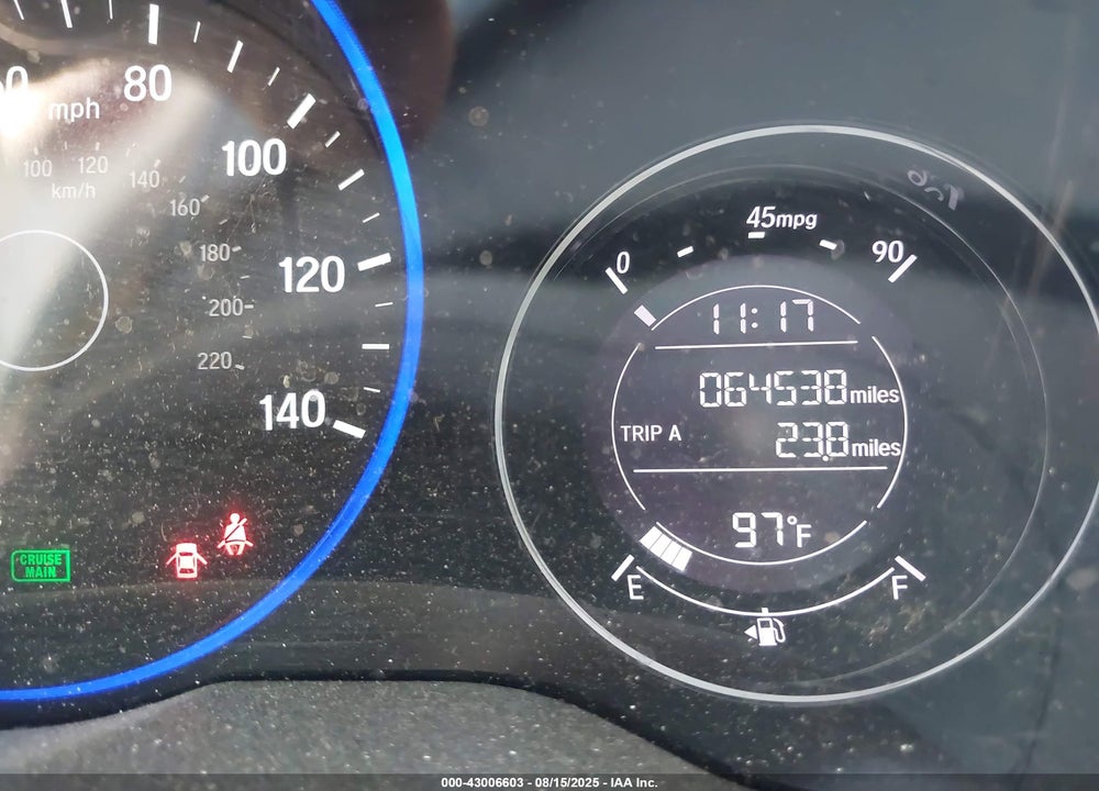 2017 HONDA HR-V EX VIN: 3CZRU5H54HM715956