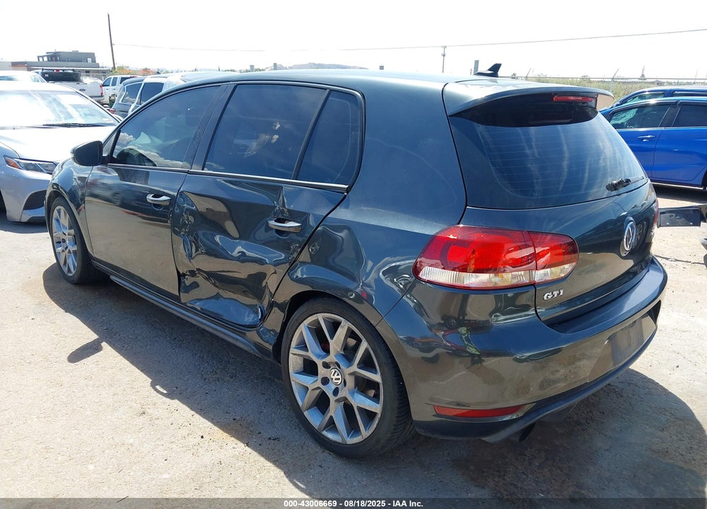 2013 VOLKSWAGEN GTI DRIVERS EDITION VIN: WVWHD7AJ7DW133803