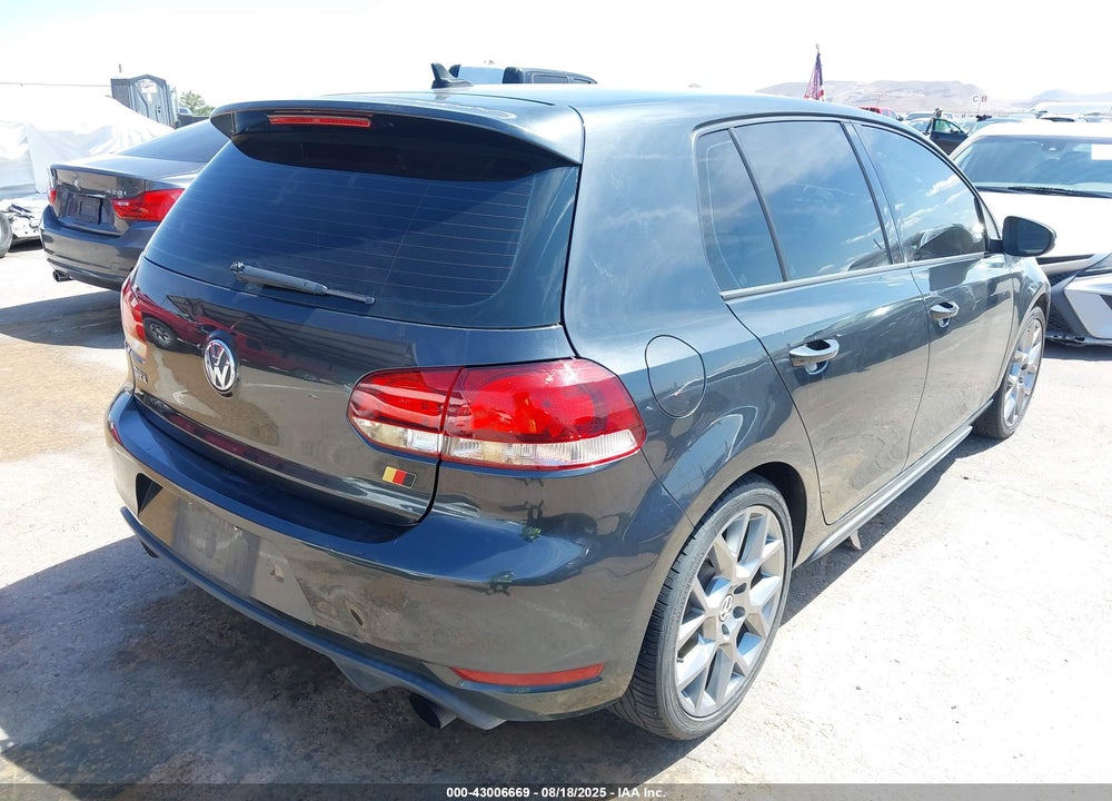 2013 VOLKSWAGEN GTI DRIVERS EDITION VIN: WVWHD7AJ7DW133803