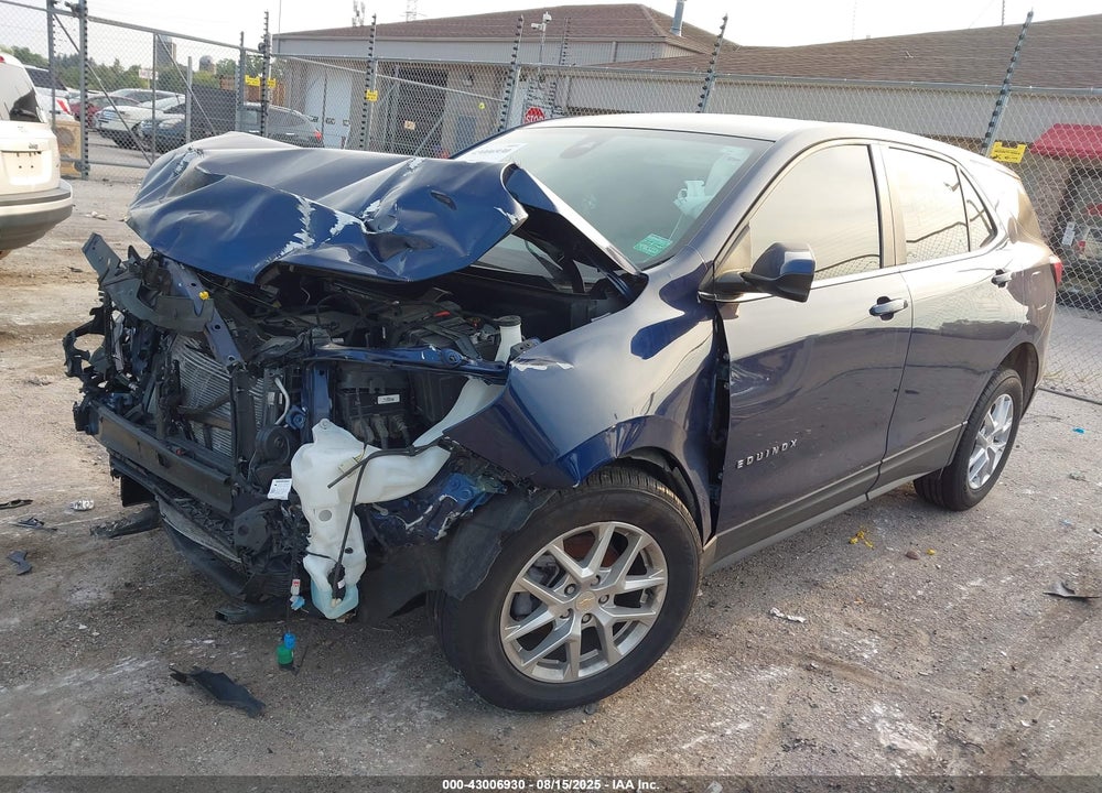 2022 CHEVROLET EQUINOX VIN: 3GNAXUEV9NL205944
