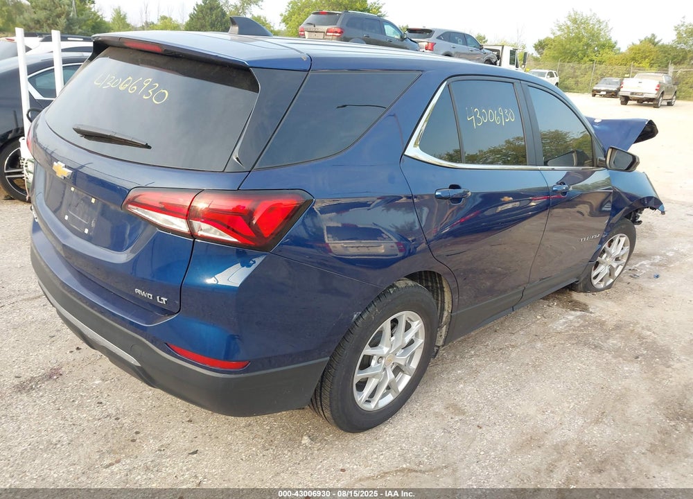 2022 CHEVROLET EQUINOX VIN: 3GNAXUEV9NL205944