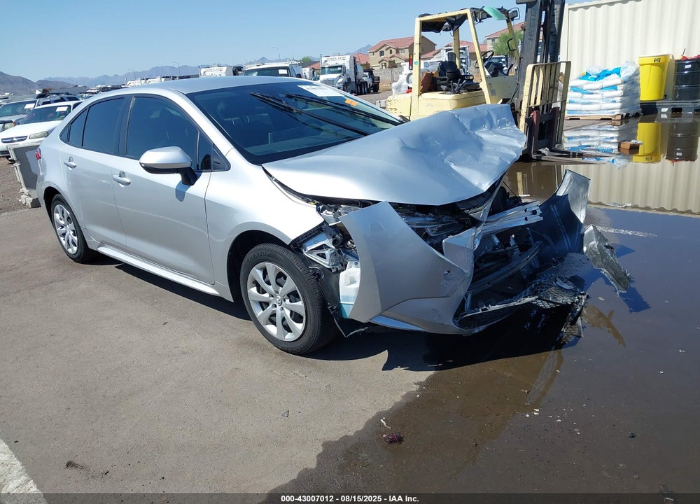 2021 TOYOTA COROLLA LE VIN: JTDEPMAE3MJ135590