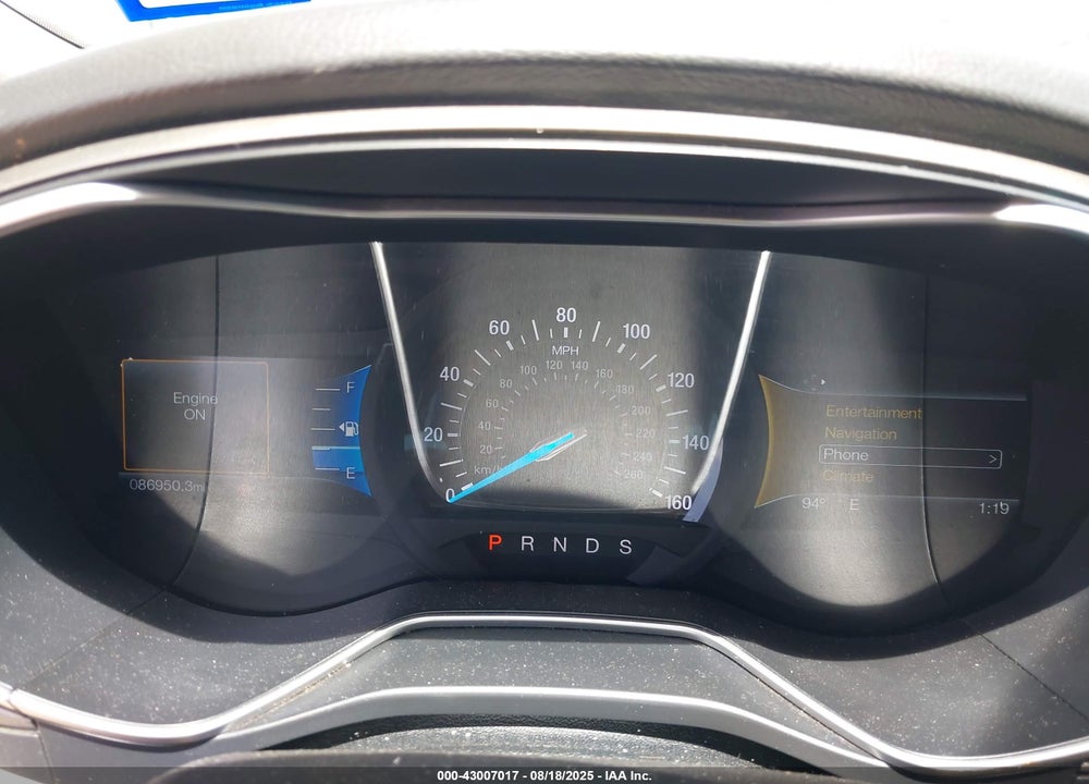 2016 FORD FUSION VIN: 3FA6P0HD0GR322148