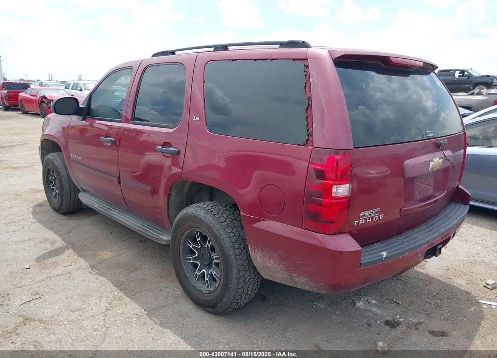 2007 CHEVROLET TAHOE VIN: 1GNFC13067R295847