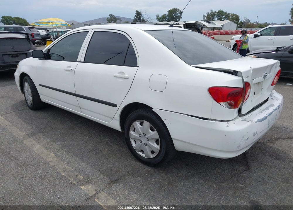 2003 TOYOTA COROLLA CE VIN: JTDBR32E330006873