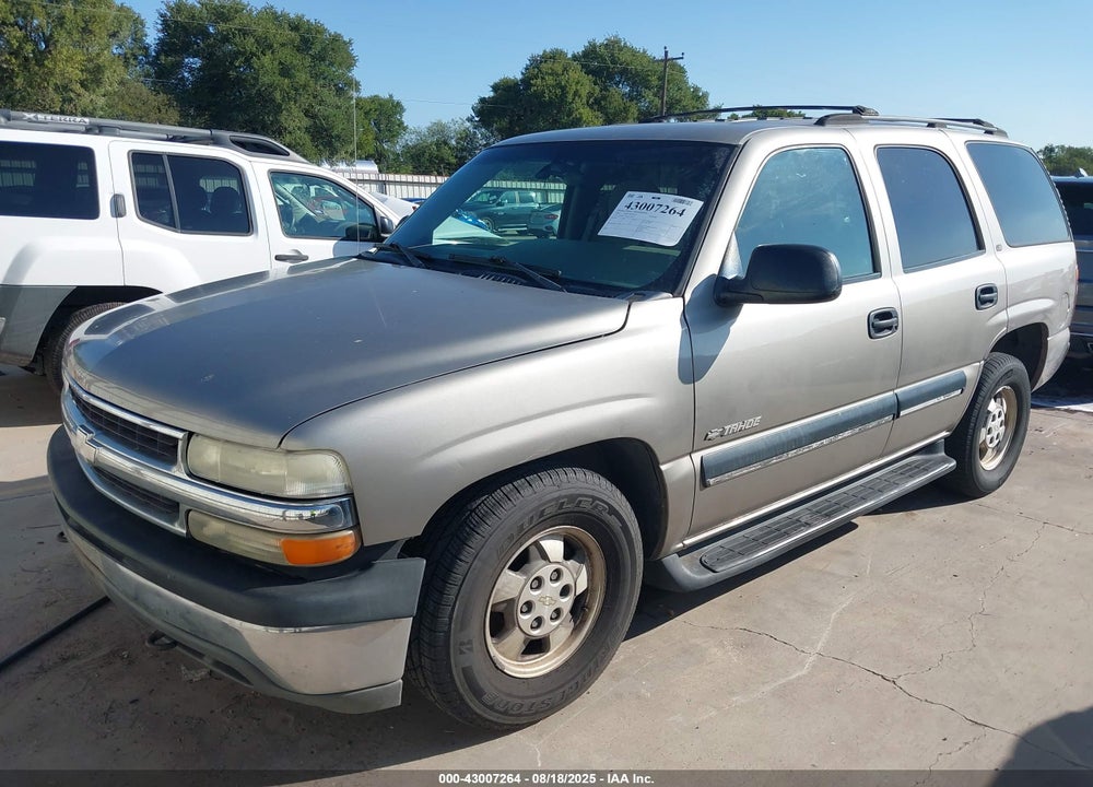 2001 CHEVROLET TAHOE LS VIN: 1GNEC13T91R213297