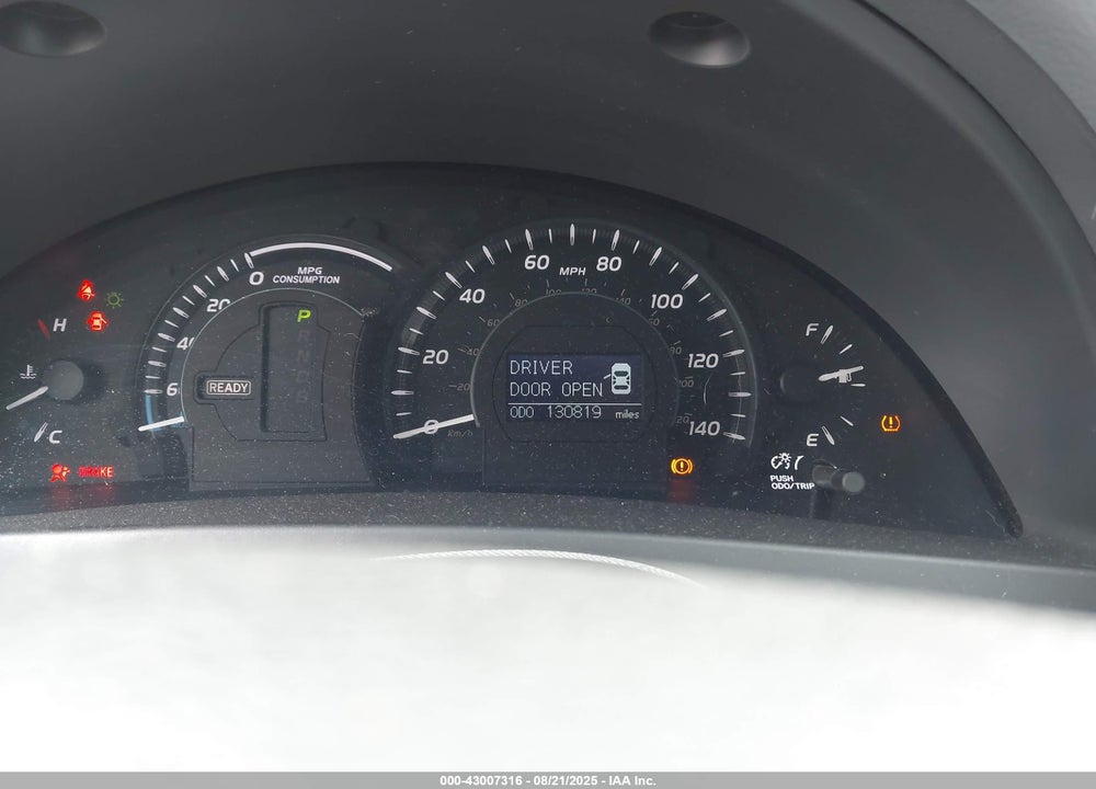 2008 TOYOTA CAMRY HYBRID VIN: 4T1BB46K48U051908