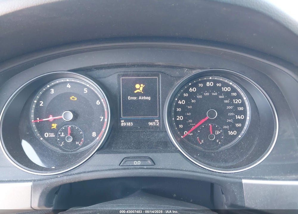 2019 VOLKSWAGEN ATLAS VIN: 1V2DR2CA2KC533264