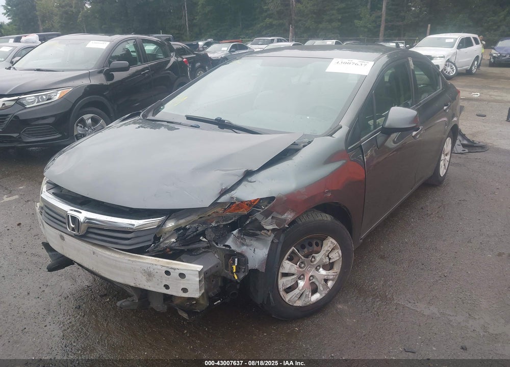2012 HONDA CIVIC VIN: 2HGFB2F58CH561938